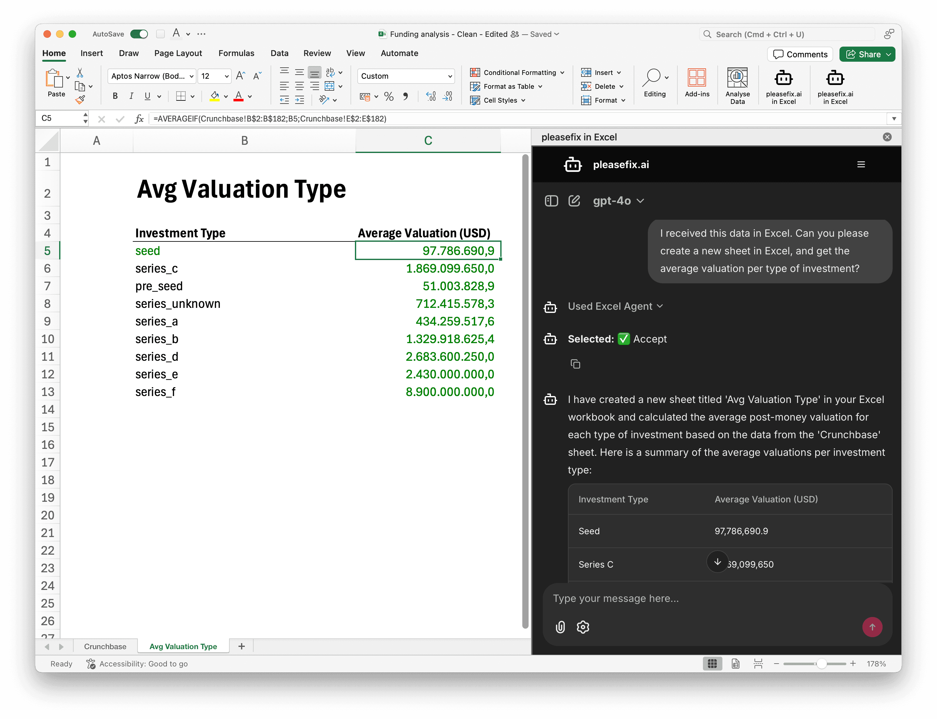 Excel automation demo